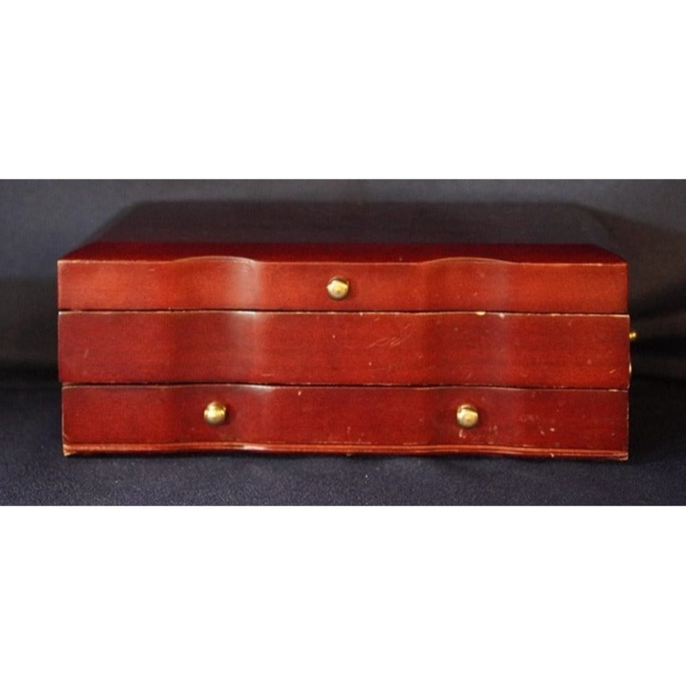 Croft and‎ Barrow Wooden Jewelry Box -AS IS CONDITION